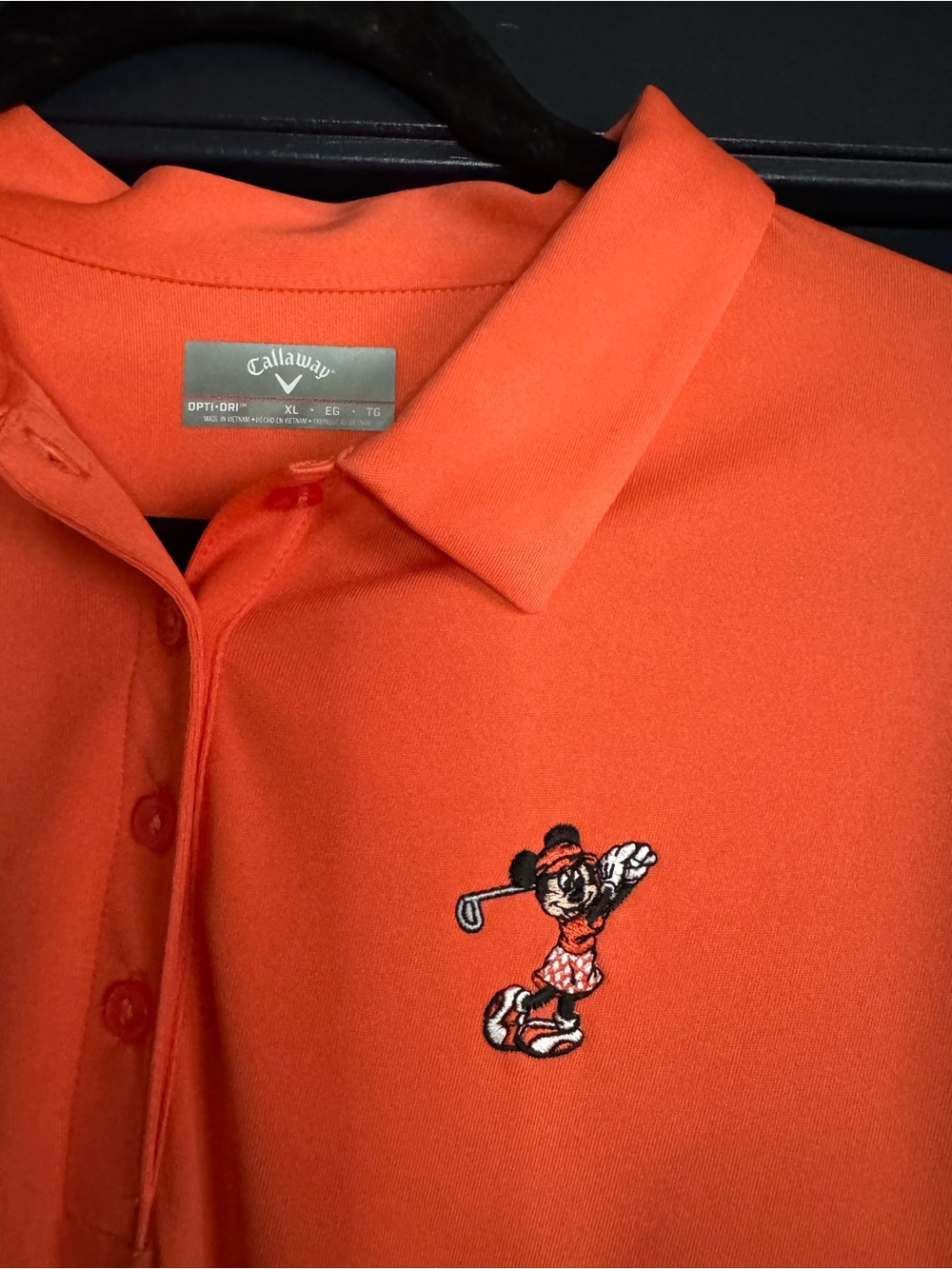 Callaway Disney Minnie Mouse Golf Polo Women’s XL
